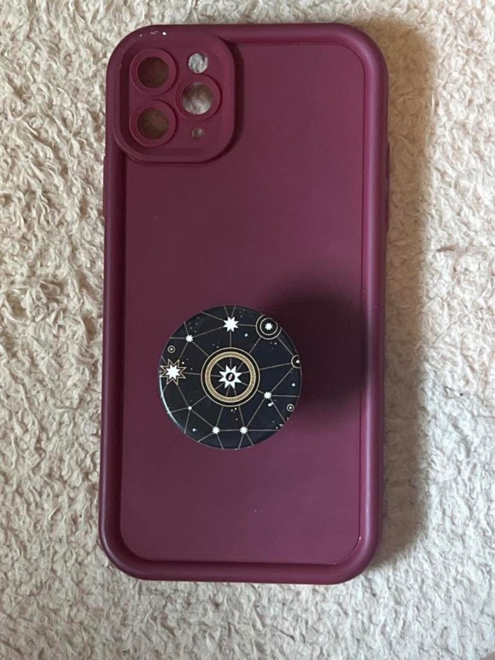 Burgundy iPhone Case